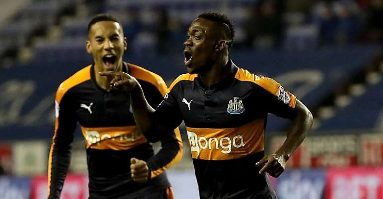 In-form Newcastle winger Christian Atsu hails team mates Gayle and Ritchie for difficult win over Burton