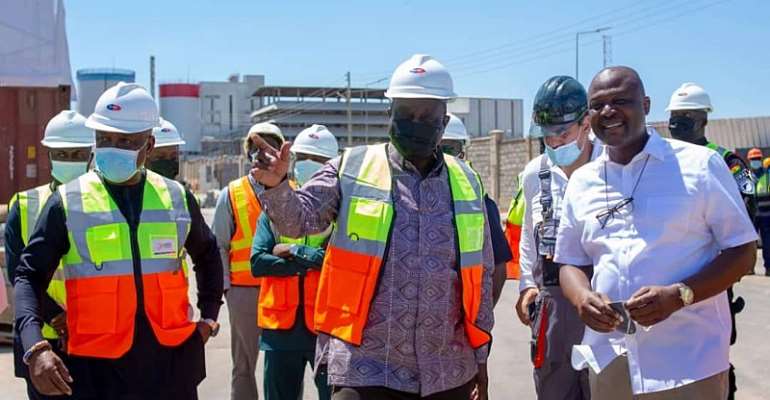 Trade Minister Visits Dzata Cement Plant