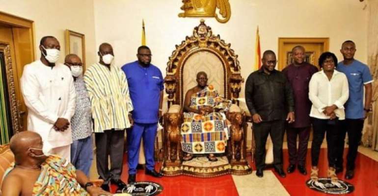 Don't disappoint Akufo-Addo, Ghanaians — Asantehene urges Asenso-Boakye