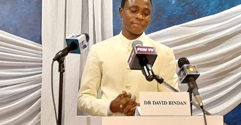 President of Final Global Government (FGM), Dr David Bindan