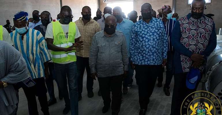 Alan Kyerematen, Akufo-Addo visit two 1D1F’s in Bawumia’s hometown