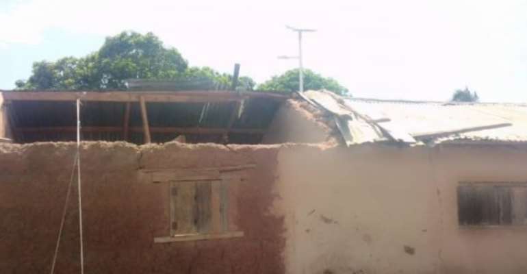 Rainstorm destroy church, houses at Matamanu