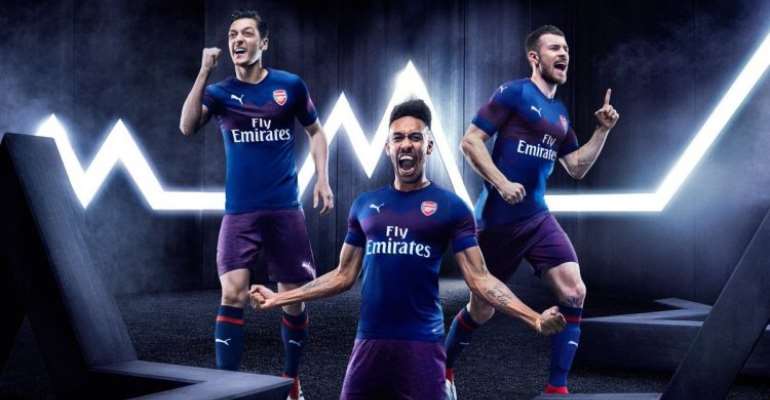 Arsenal Unveil Away Kit For 2018/19 Campaign