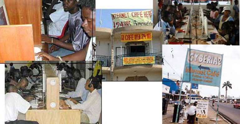 First Internet cafe opened at Wa