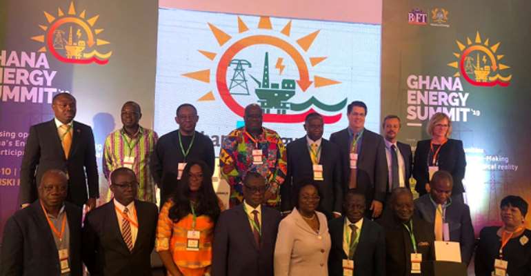 Participants at the summit in a group photo after the opening ceremony