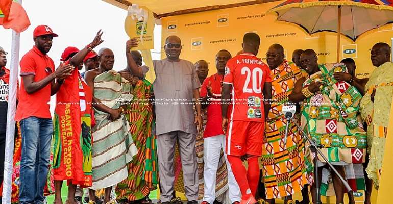 MTN Ghana Hands Over Refurbished Adako Jachie Training Pitch To Kotoko