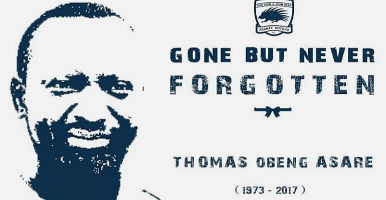 An artwork of late Equipment Officer, Thomas Obeng Asare.