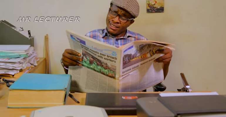Samuel Ajibola flogs a school girl in New Hilarious Episode of Dele Issues