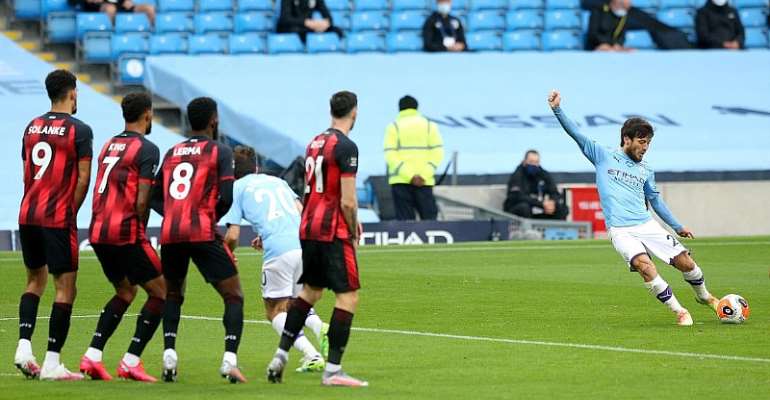 David Silva fired Man City in front early on
Image credit: Getty Images