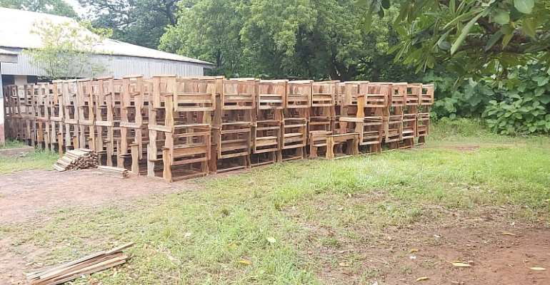 Savannah Regional Minister Donates Dual Desks To East Gonja Education Directorate