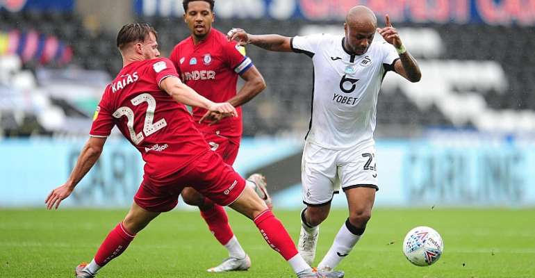 Andre Ayew Earn High Rating In Swansea City’s Vital Win Against Bristol City