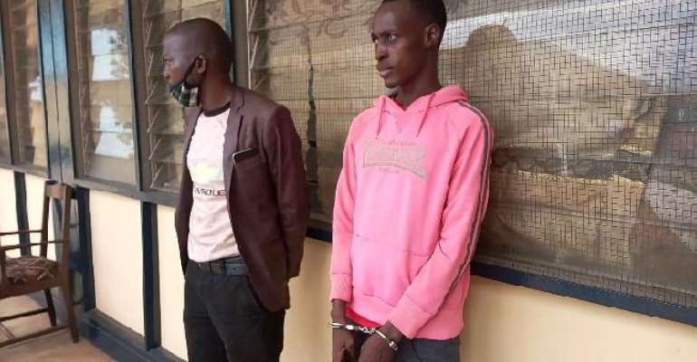 Suspects Mumuni Abillah and Yushaw Kongsoha