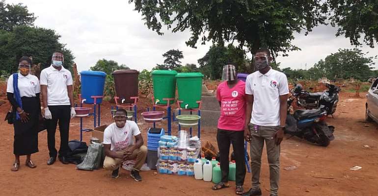 Covid-19: Windows Of Hope Supports Kumasi Cemetery