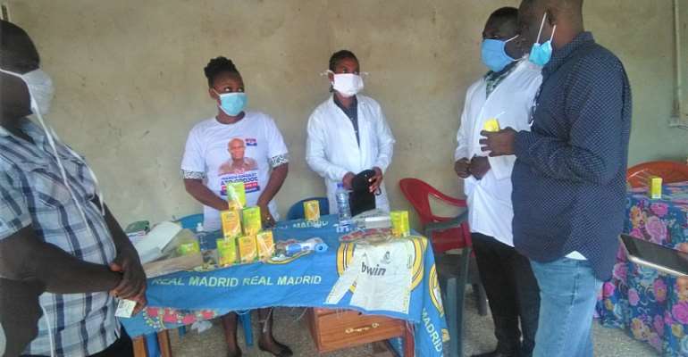 Ekumfi MP Holds Free Health Screening To Check Health Status Of Residents