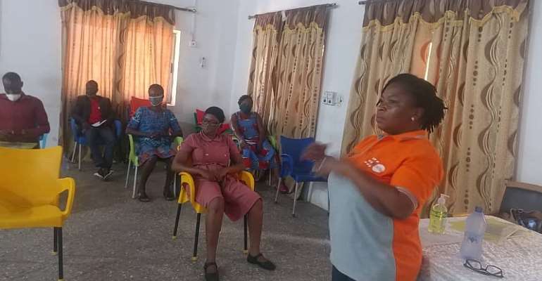 The Acting Regional Director of the Children Department of the Ministry of Gender, children and social protection, Madam Georgina Aberese-Ako