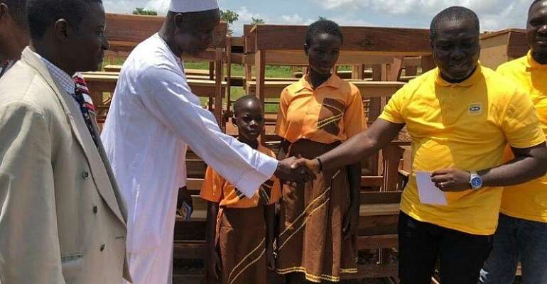 MTN Donates Desks To Nine Basic Schools