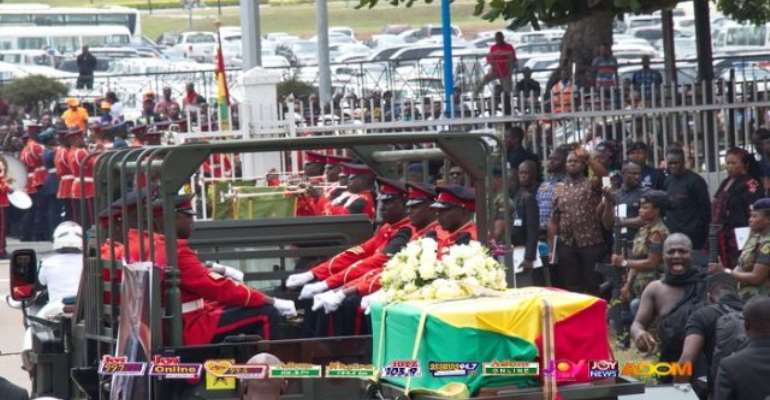 Amissah-Arthur 'Walks' Through The Streets Of Accra For The Last (Photos)