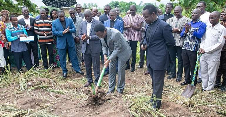 Pentecost Cut Sod For New Prison Facility At Nsawam