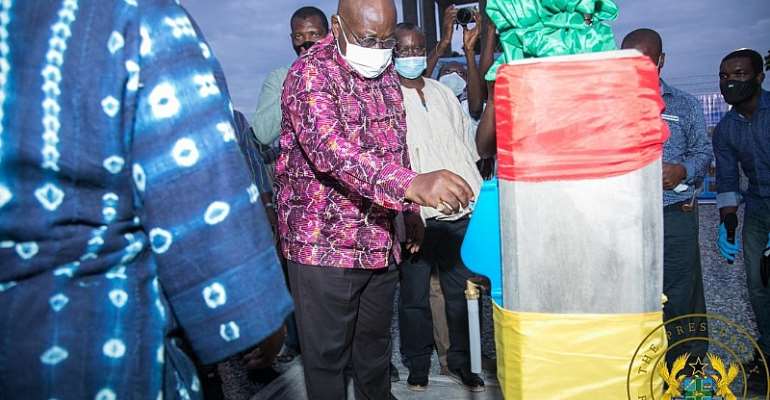 Nana Commissions Yapei Water Project