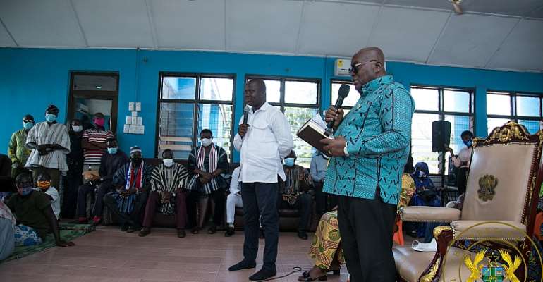 Akufo-Addo Cuts Sod For $49 Million Damongo Water Project