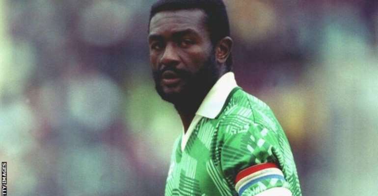 Stephen Tataw was captain of Cameroon as they reached the quarter-finals of the 1990 World Cup in Italy