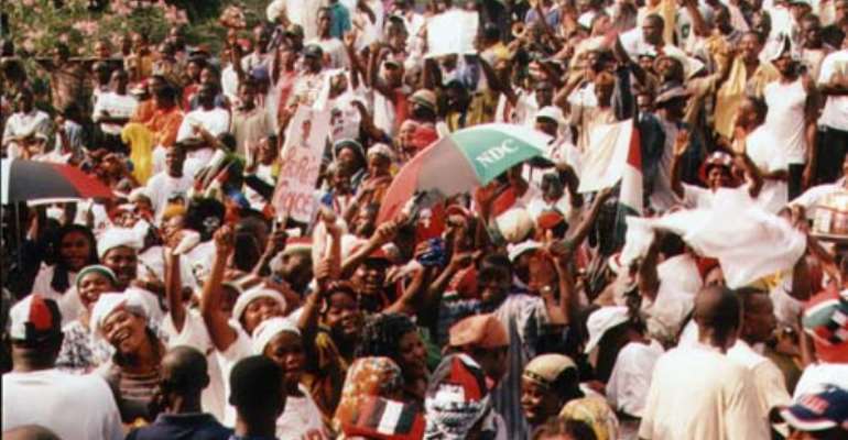 Rawlings electrifies NDC regional rally
