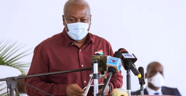 John Mahama Eulogises Running Mate Jane Naana