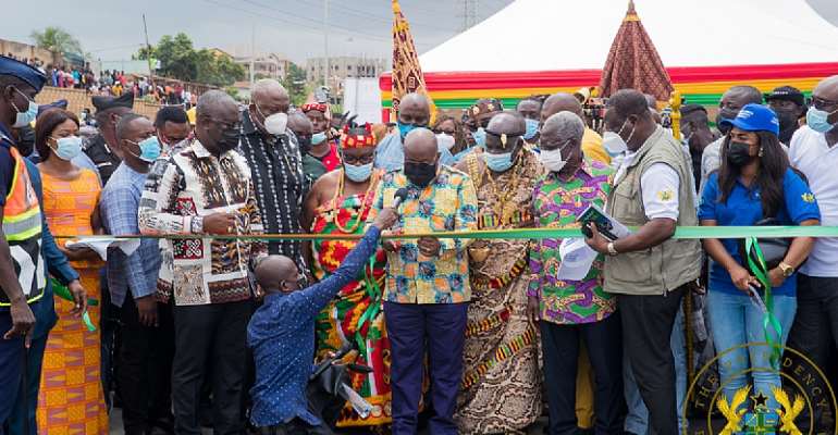Akufo-Addo Commissions first in West Africa 4-Tier Pokuase Interchange