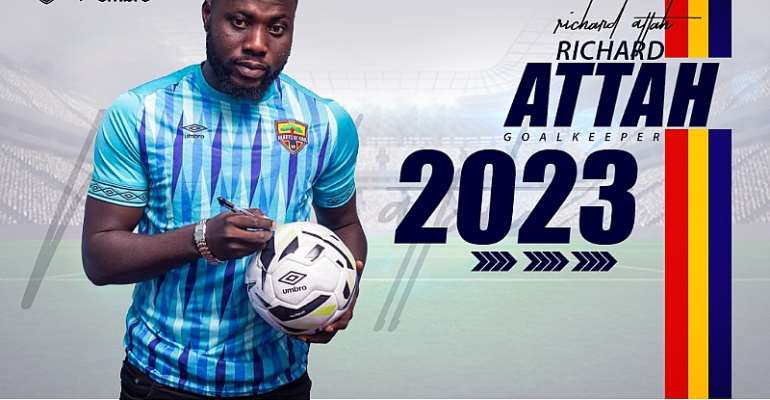 OFFICIAL: Goalkeeper Richard Attah Extend Hearts Of Oak Contract To 2023
