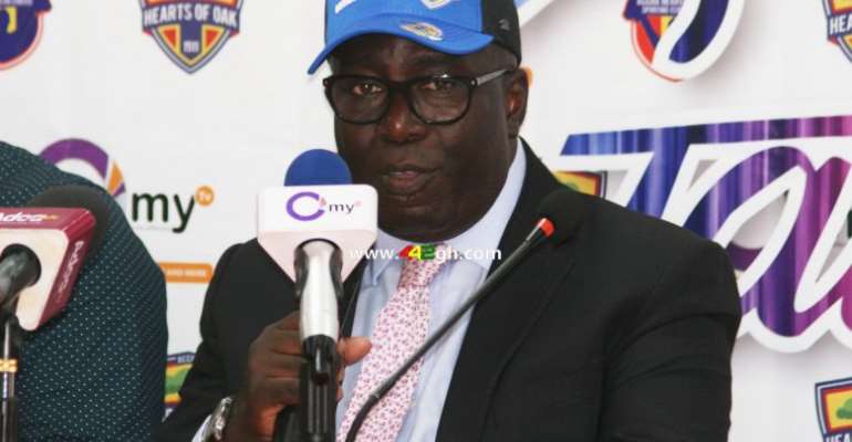 Harry Zakour Hails Hearts of Oak MD Frederick Moore For His Vision