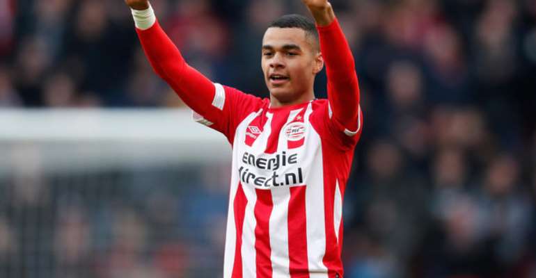 Ghanaian Striker Cody Gakpo Scores For PSV In Draw Against Vitesse