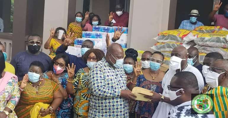 Minister Leads RCC Delegation To Donate Towards Homowo With Gema MCE On Board