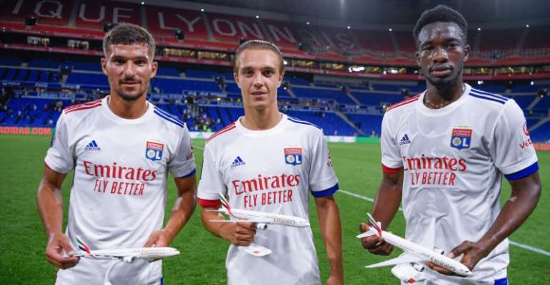 Emirates and Olympique Lyonnais (OL) revealed the club's new jerseys for the 20/21 season during a friendly match against the Glasgow Rangers F.C. in Groupama Stadium