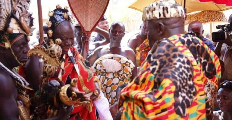 Photos: Otumfuo’s Historic Visit To Okyenhene