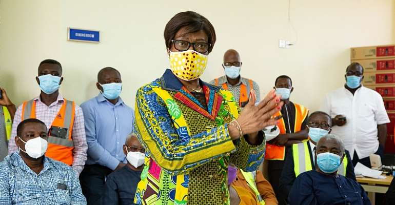 Sophia Akuffo Commends Use Of Home-Grown Talent In Construction Of Ghana’s First Infectious Disease Centre