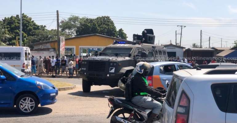 Awoshie Residents Protest Road Killing