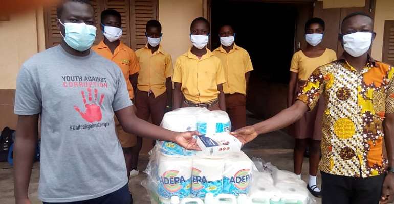 COVID-19: SWEDEC Donates PPEs To Basic Schools In Mampong Municipal