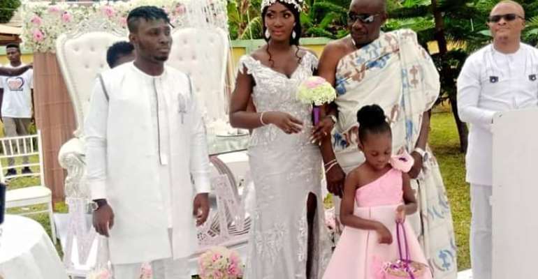 PHOTOS: Kotoko Striker William Opoku Mensah Weds Rebecca Krah