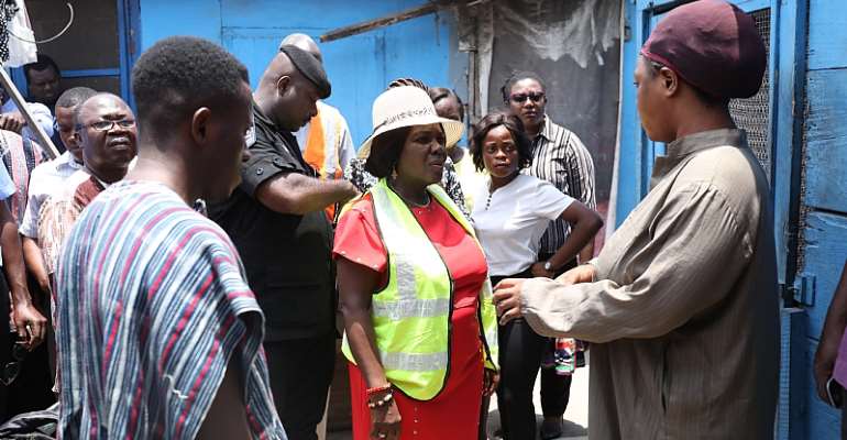 Sanitation Minister Tours Ayawaso North Municipal Assembly