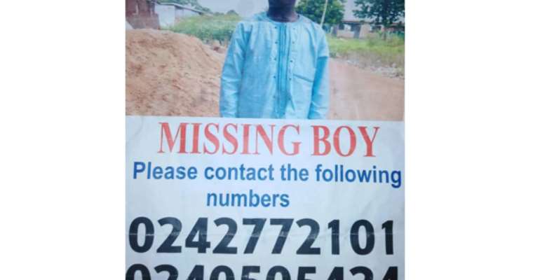 Boy Missing For 2 Months In Tamale