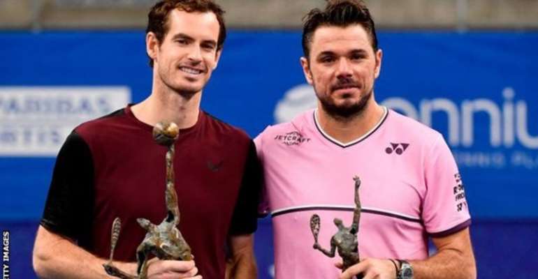Murray and Wawrinka last met in October's European Open final in Antwerp, with the Scot winning to claim his first singles title since hip surgery