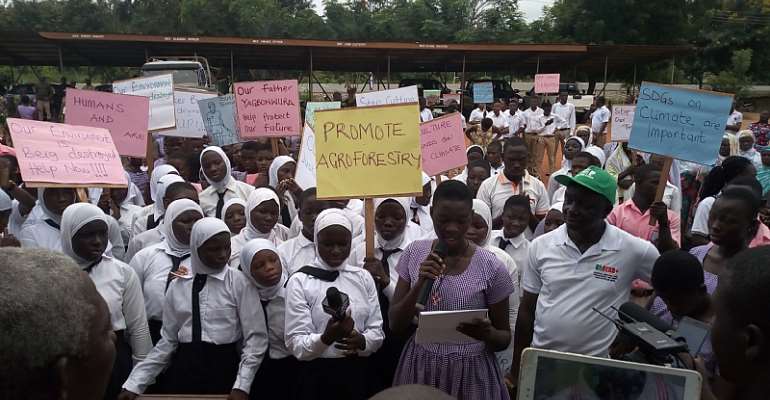 Damongo March To Demand Immediate Climate Change Action