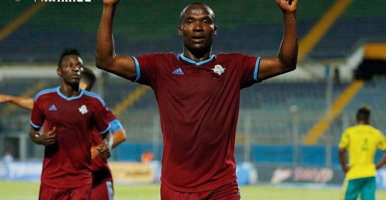 John Antwi scores To Send Pyramids To CAF CC Play-Off Round