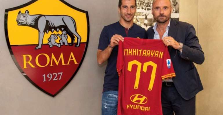 Mkhitaryan Joins Roma On Loan From Arsenal