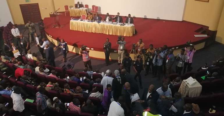 Alhaji Grusah Clash With Kojo Yankah At GFA Extra-Ordinary Congress [PHOTOS]