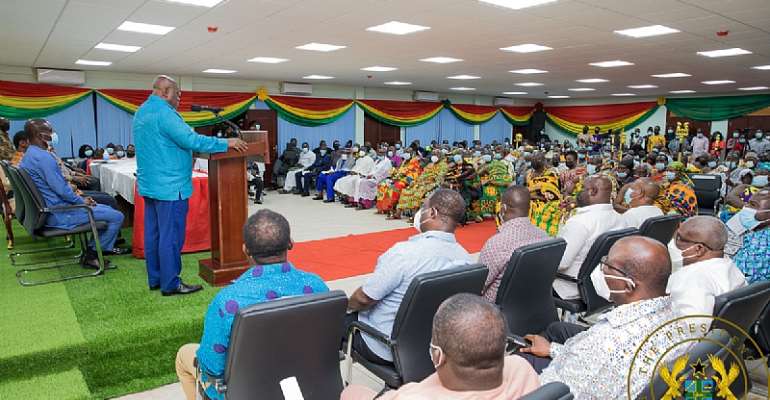 Akufo-Addo commissions Western-North Region RCC building