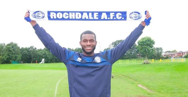 Rochdale A.F.C Sign Ghanaian Defender Yeboah Amankwah On Loan From Man City