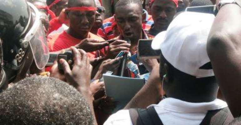 ADU leaders present petition