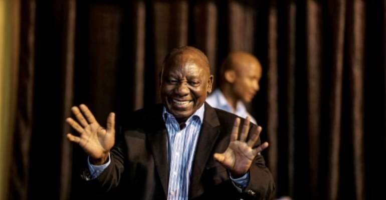 S.Africa deputy president leads ruling party leadership race
