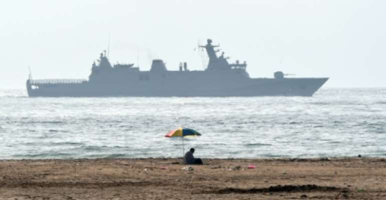 A Moroccan navy patrol, similar to the one pictured August 2015, was